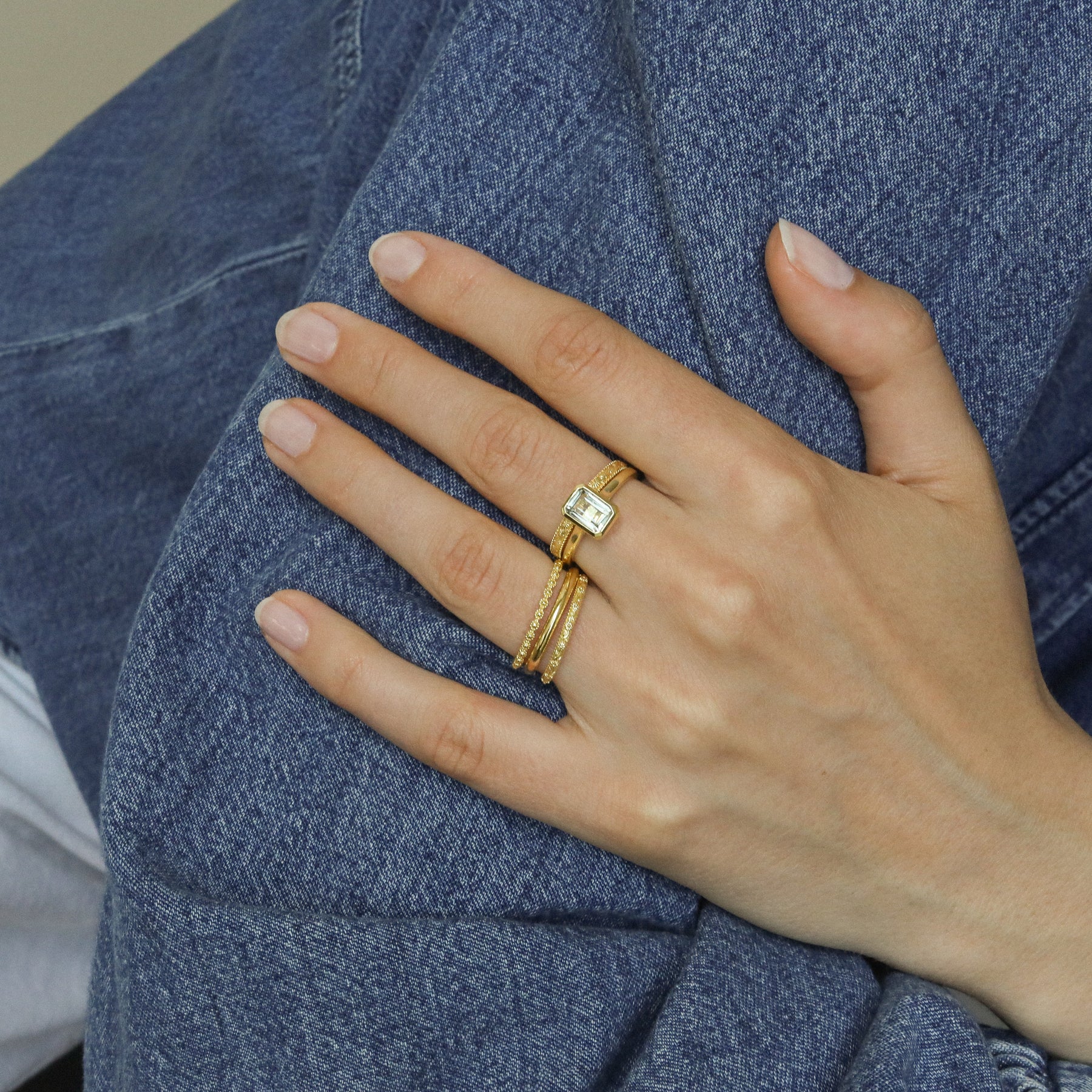 Sunrise Stacking ring