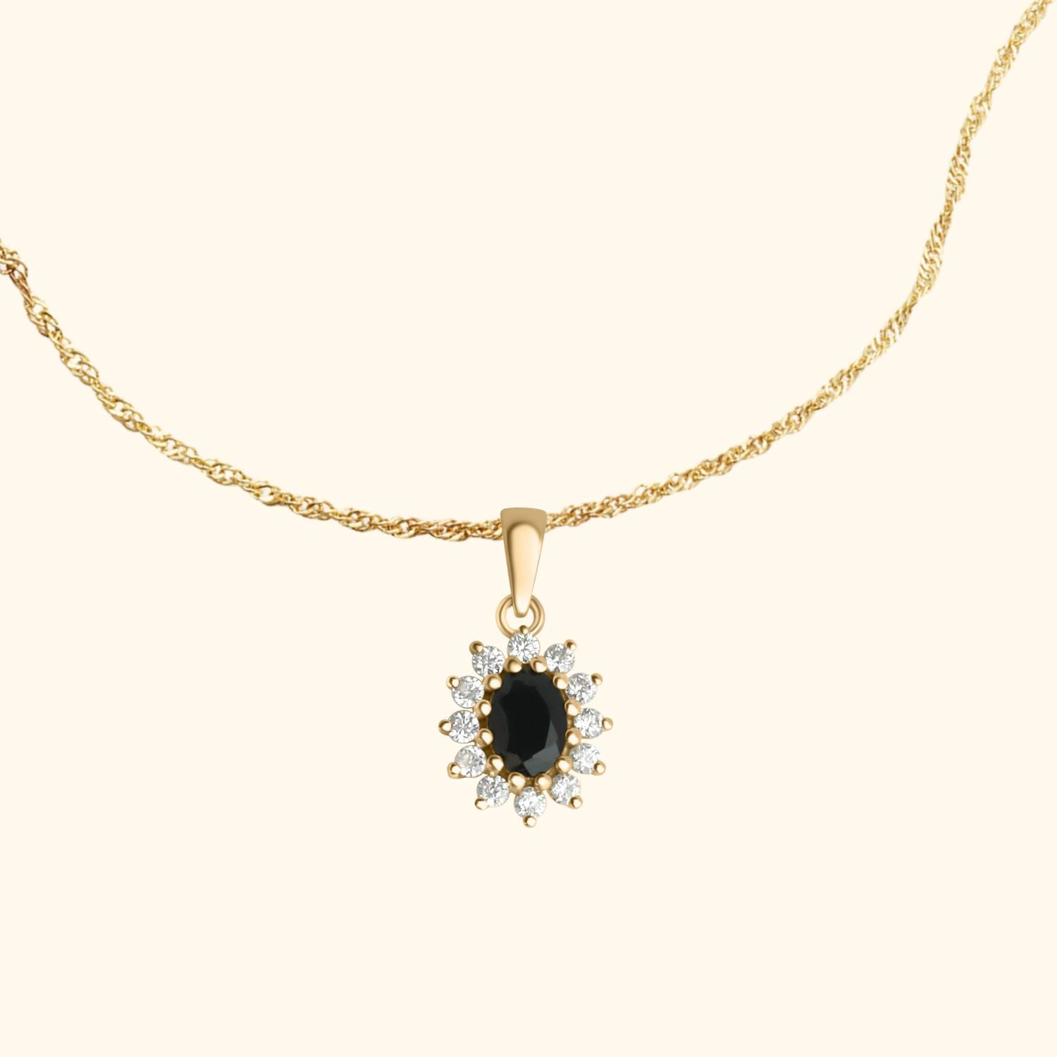 Lady Diana Ketting Black